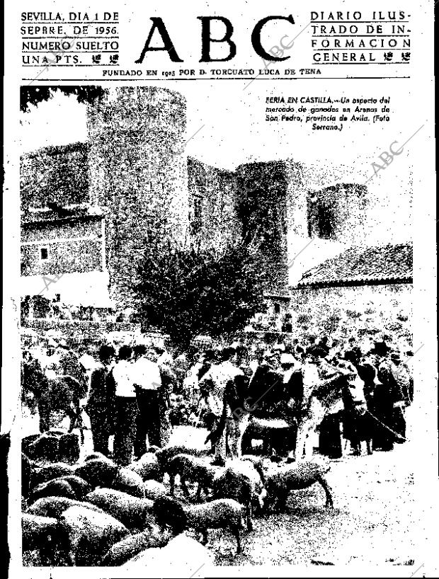 ABC SEVILLA 01-09-1956 página 1