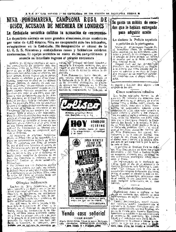 ABC SEVILLA 01-09-1956 página 13