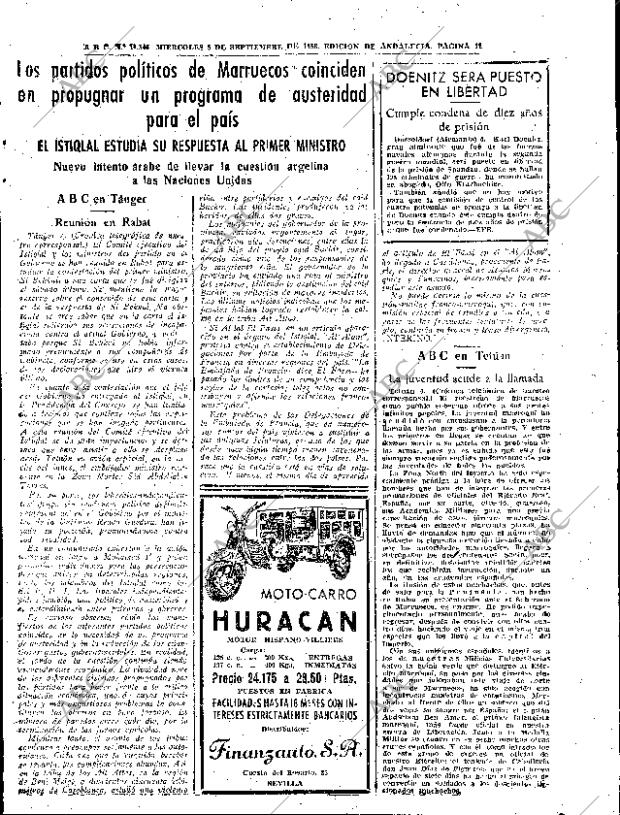 ABC SEVILLA 05-09-1956 página 11
