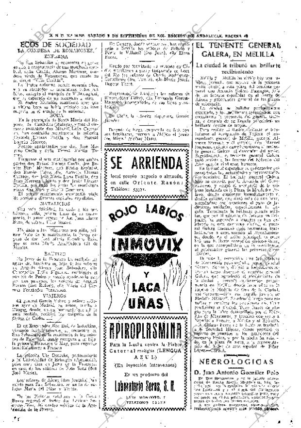 ABC SEVILLA 08-09-1956 página 46