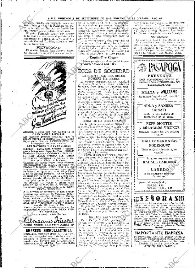 ABC MADRID 09-09-1956 página 60