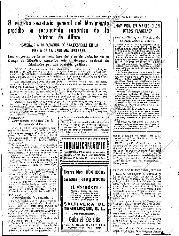 ABC SEVILLA 09-09-1956 página 23