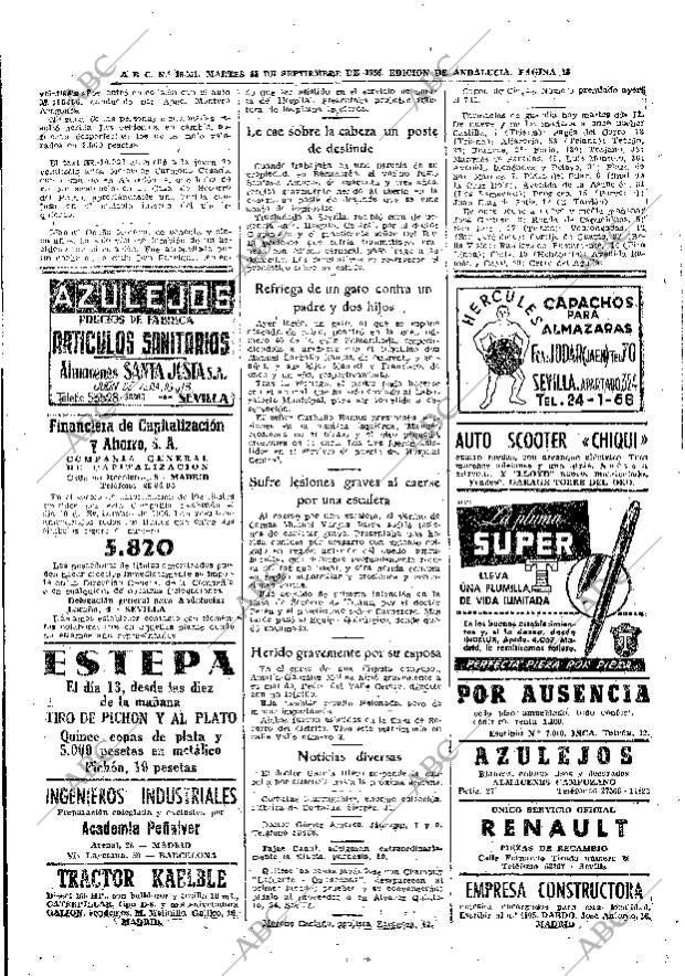 ABC SEVILLA 11-09-1956 página 18