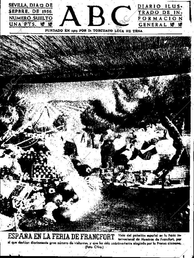 ABC SEVILLA 12-09-1956 página 1