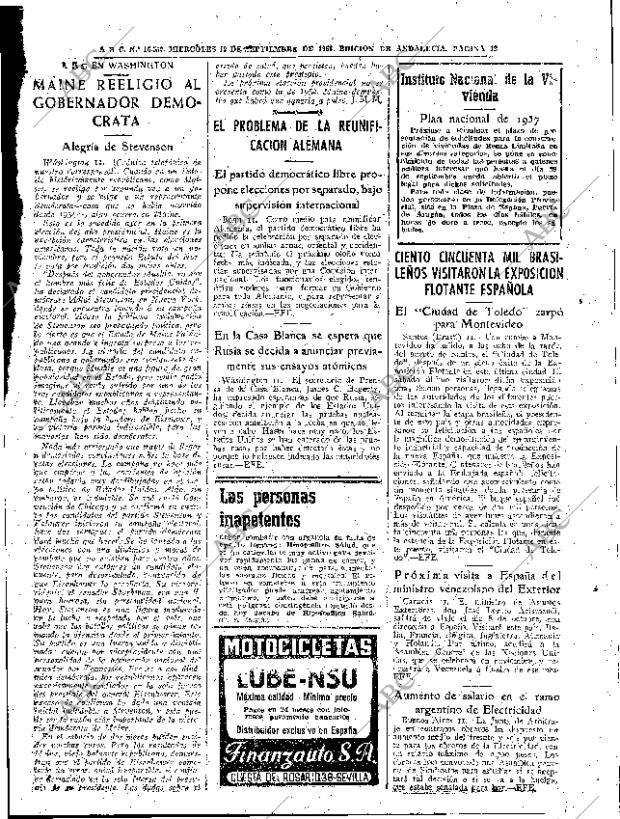ABC SEVILLA 12-09-1956 página 13