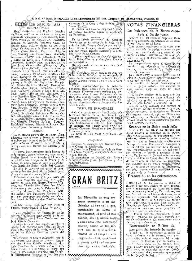 ABC SEVILLA 12-09-1956 página 16