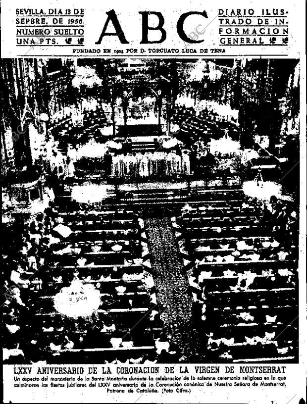 ABC SEVILLA 13-09-1956 página 1