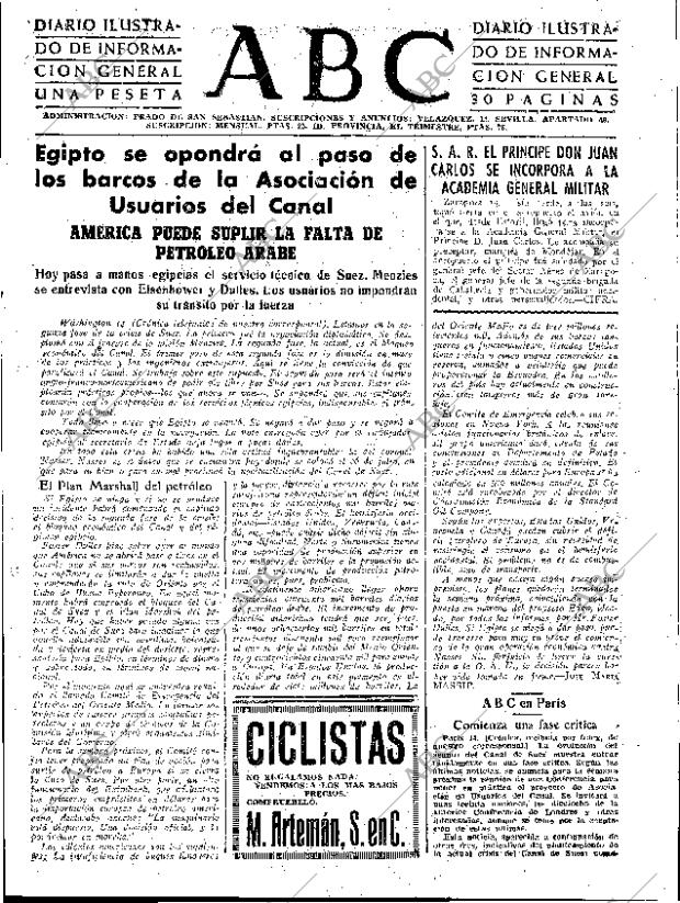 ABC SEVILLA 15-09-1956 página 7