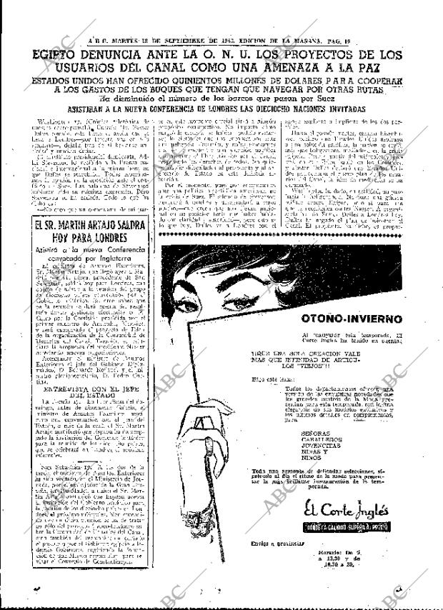 ABC MADRID 18-09-1956 página 19