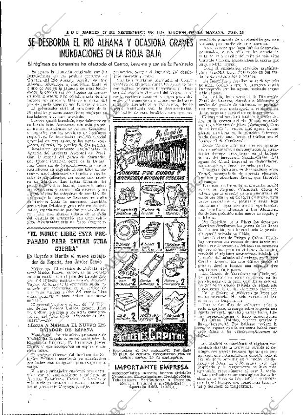 ABC MADRID 18-09-1956 página 25
