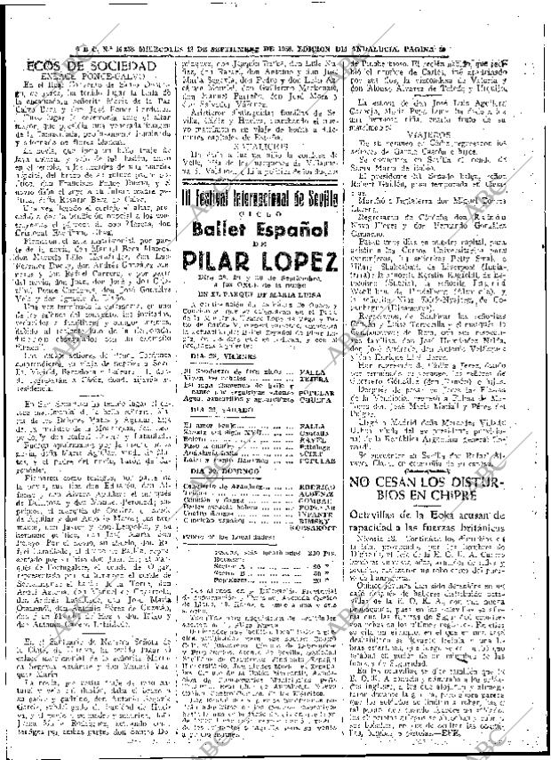 ABC SEVILLA 19-09-1956 página 20
