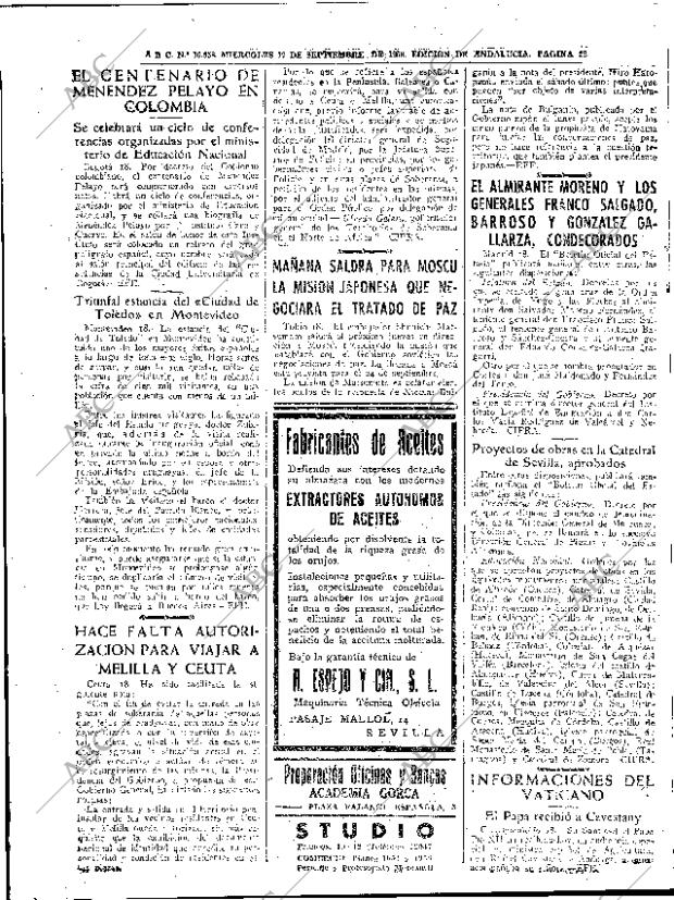 ABC SEVILLA 19-09-1956 página 22