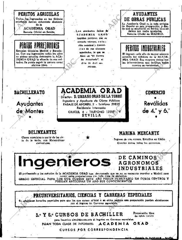 ABC SEVILLA 19-09-1956 página 40