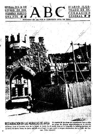 ABC SEVILLA 21-09-1956 página 1