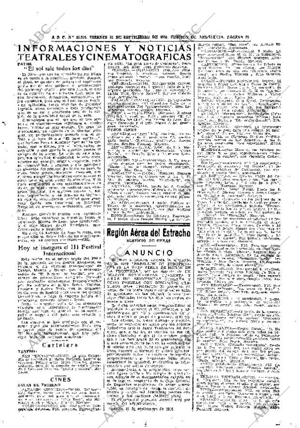 ABC SEVILLA 21-09-1956 página 25