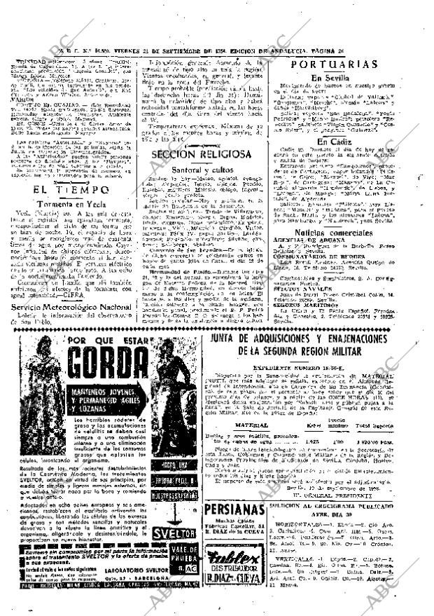 ABC SEVILLA 21-09-1956 página 26