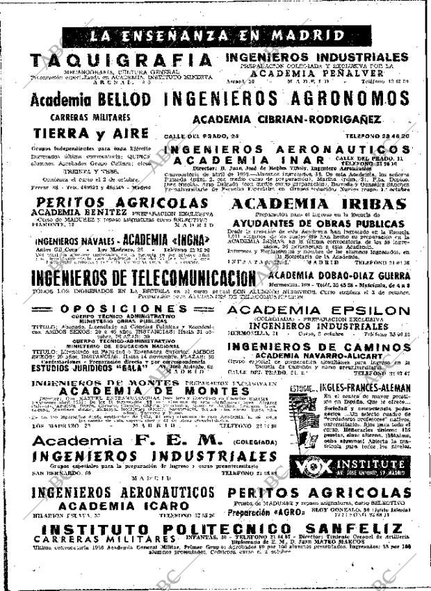 ABC MADRID 25-09-1956 página 10