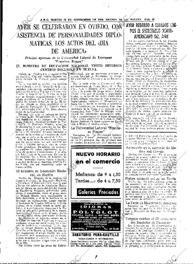 ABC MADRID 25-09-1956 página 27