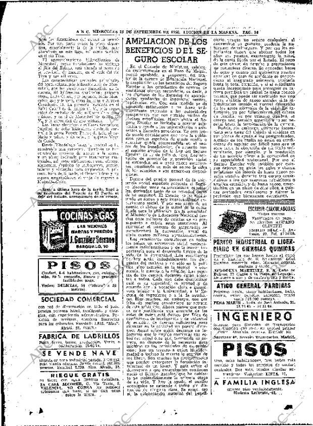 ABC MADRID 26-09-1956 página 22