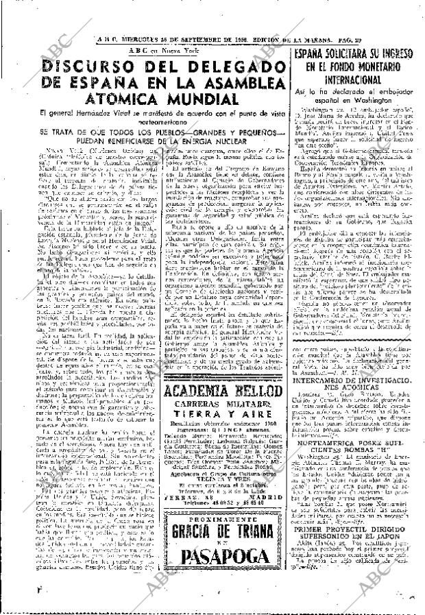 ABC MADRID 26-09-1956 página 27