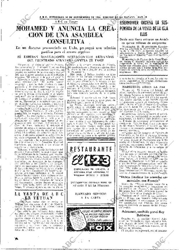 ABC MADRID 26-09-1956 página 29