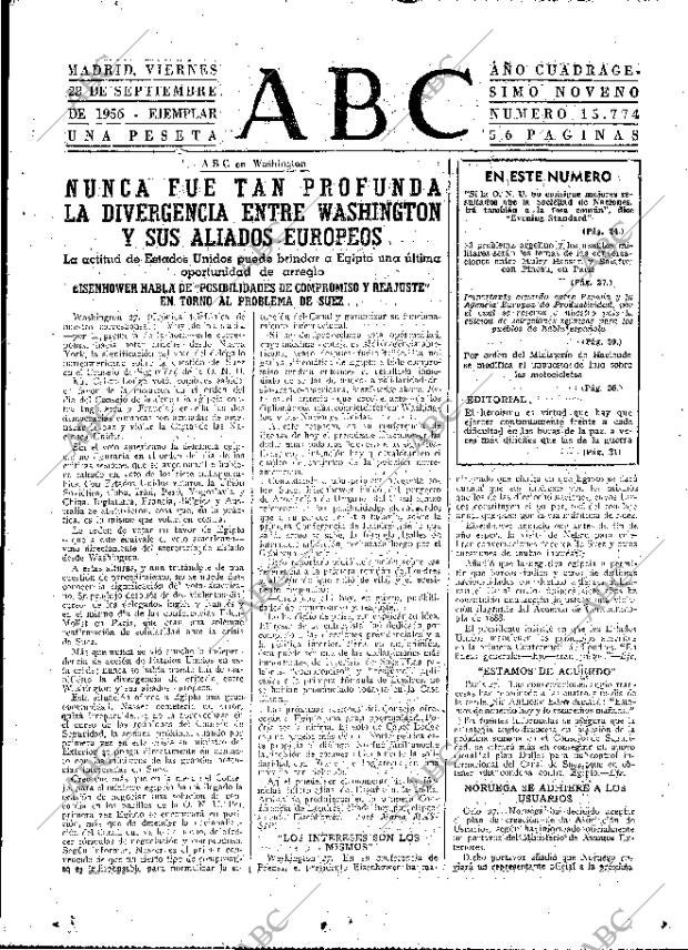 ABC MADRID 28-09-1956 página 19