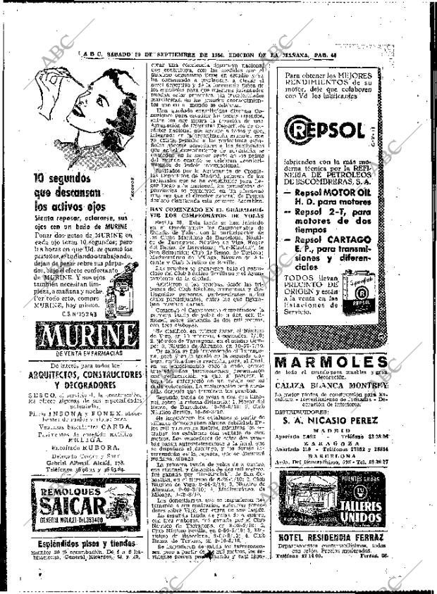 ABC MADRID 29-09-1956 página 40