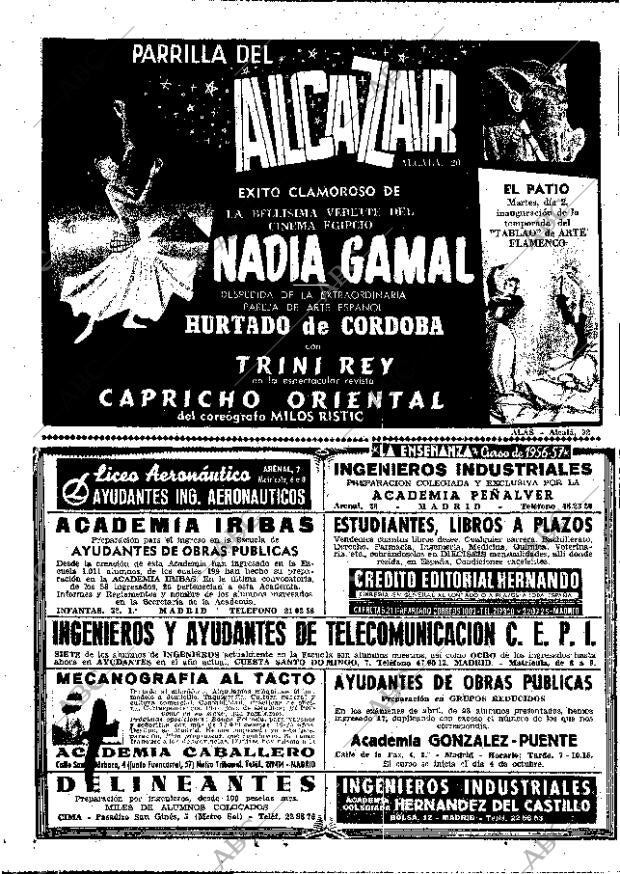 ABC MADRID 29-09-1956 página 8