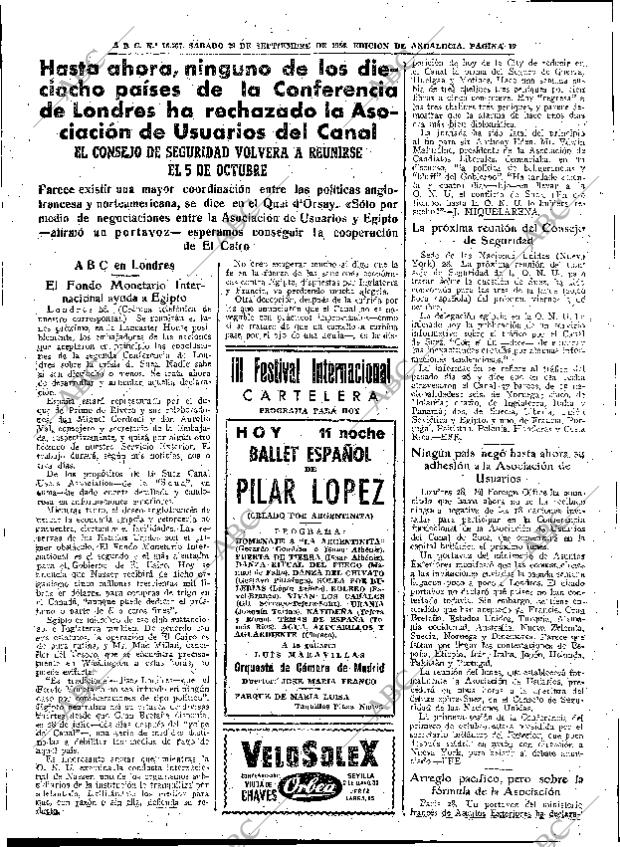 ABC SEVILLA 29-09-1956 página 17