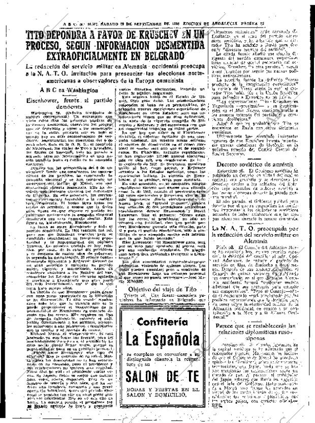 ABC SEVILLA 29-09-1956 página 23