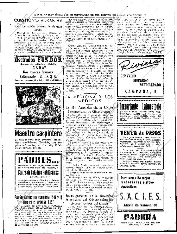 ABC SEVILLA 29-09-1956 página 26