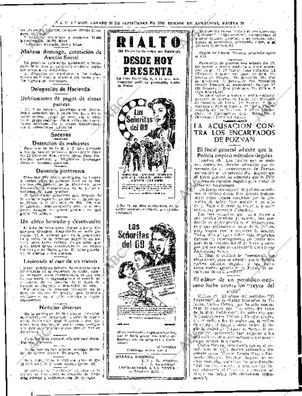 ABC SEVILLA 29-09-1956 página 28
