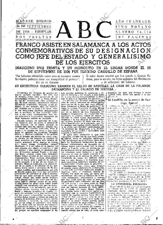 ABC MADRID 30-09-1956 página 57