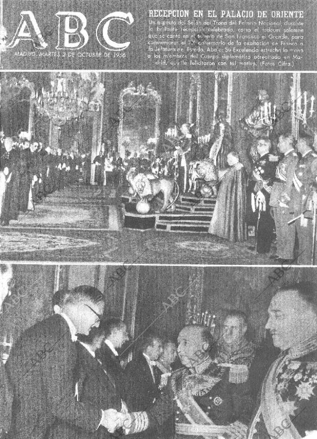 ABC MADRID 02-10-1956 página 1