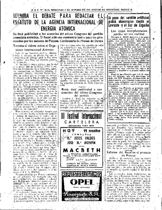 ABC SEVILLA 03-10-1956 página 11