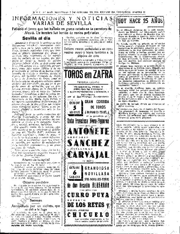 ABC SEVILLA 03-10-1956 página 19