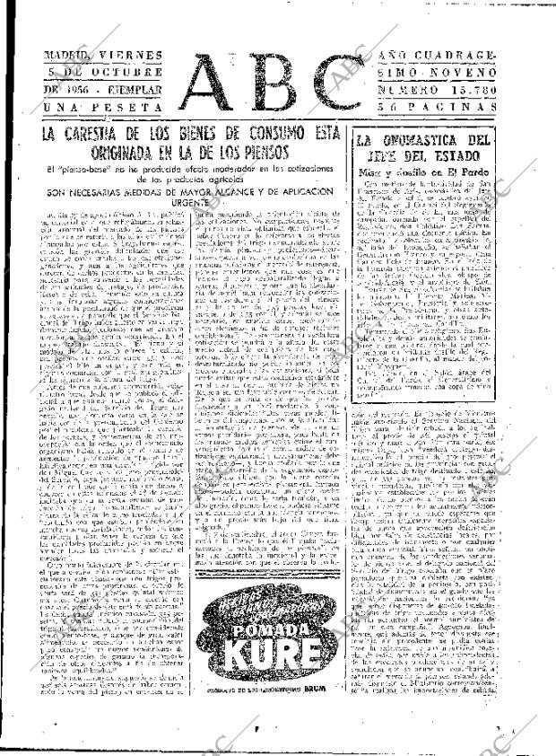 ABC MADRID 05-10-1956 página 23