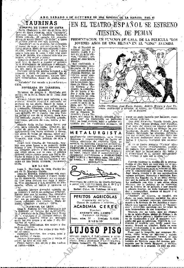 ABC MADRID 06-10-1956 página 45