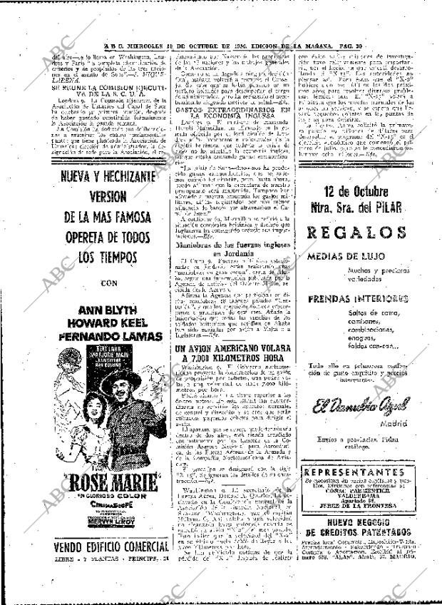 ABC MADRID 10-10-1956 página 30
