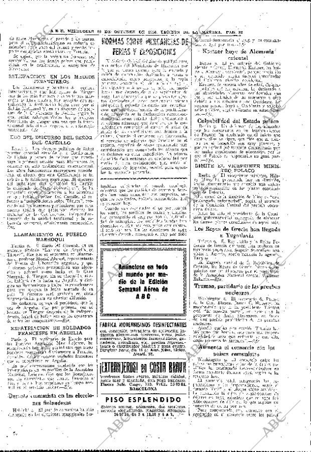 ABC MADRID 10-10-1956 página 32