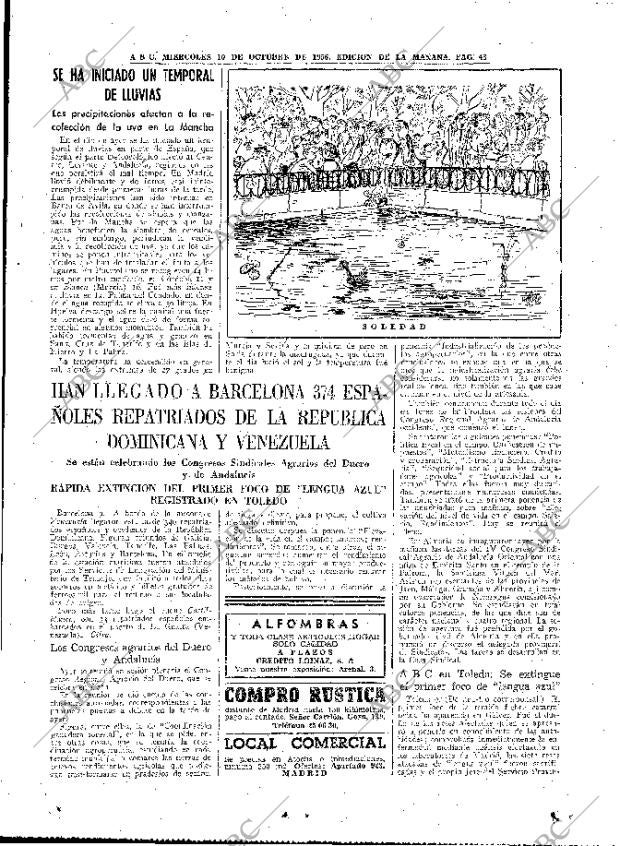 ABC MADRID 10-10-1956 página 43