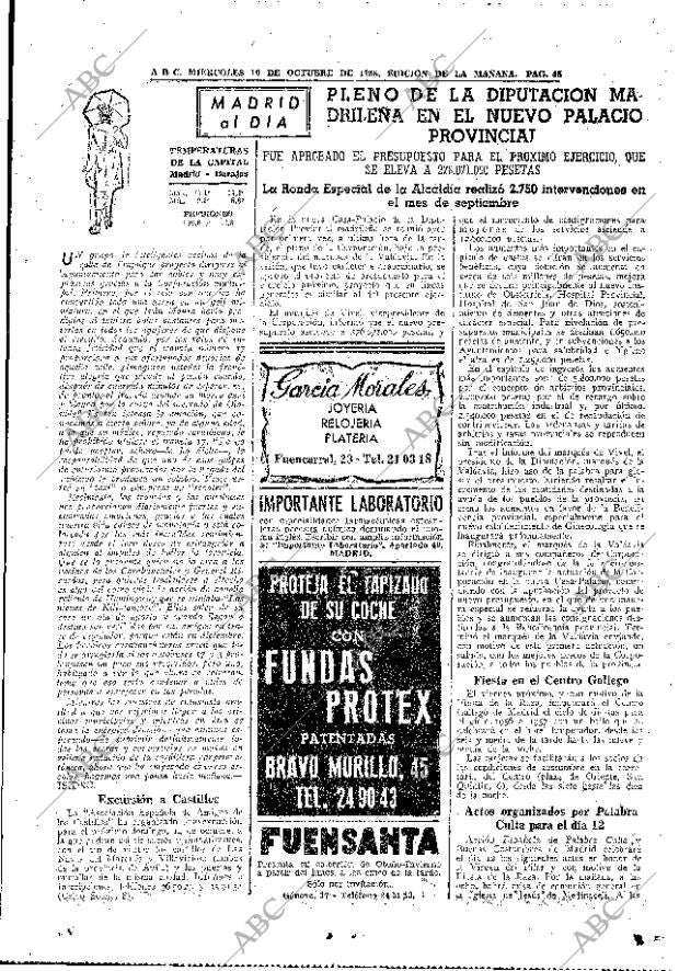 ABC MADRID 10-10-1956 página 45