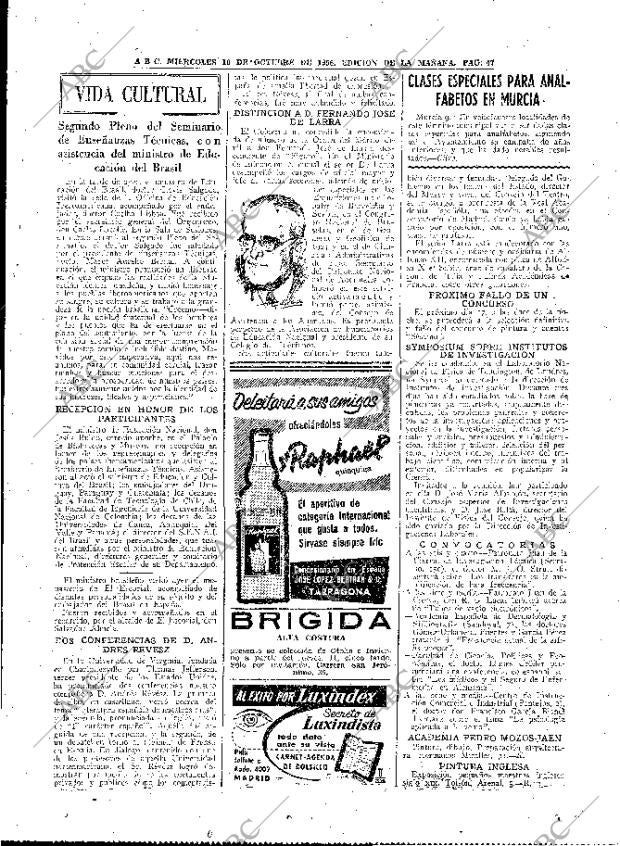 ABC MADRID 10-10-1956 página 47