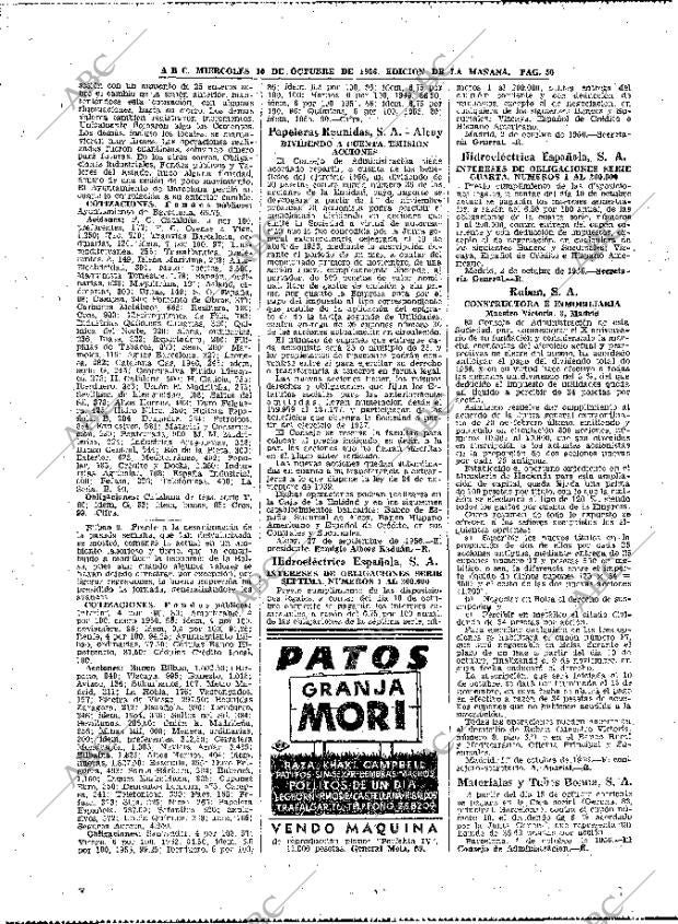 ABC MADRID 10-10-1956 página 50