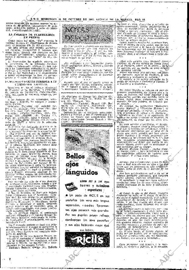 ABC MADRID 10-10-1956 página 52