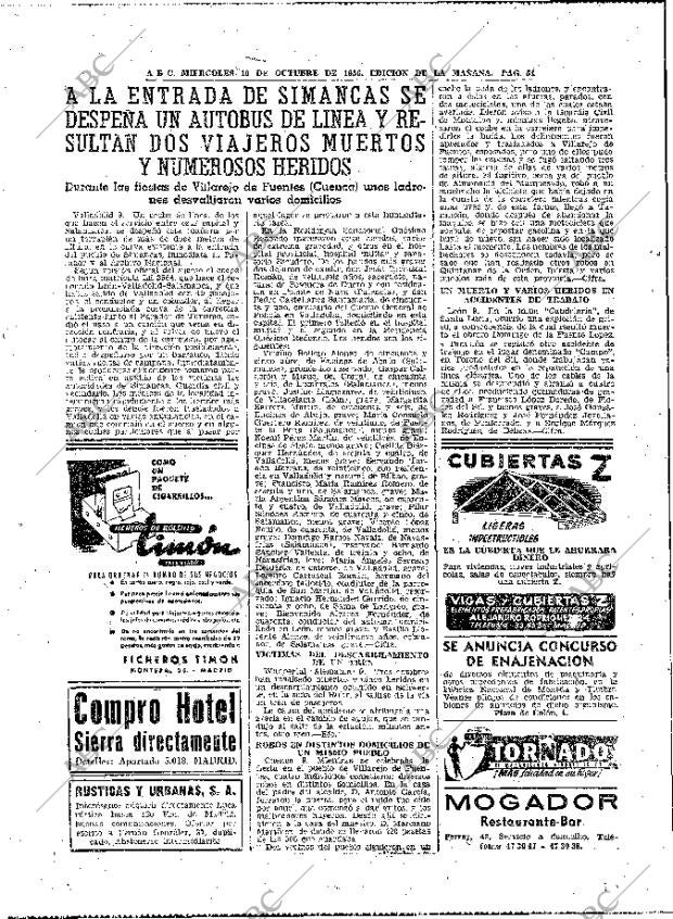 ABC MADRID 10-10-1956 página 54