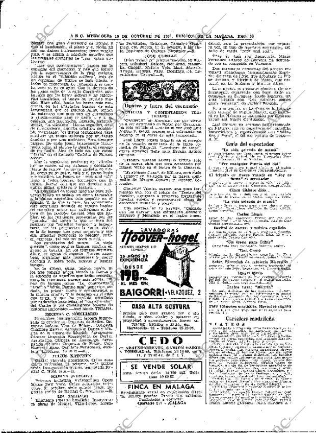 ABC MADRID 10-10-1956 página 56