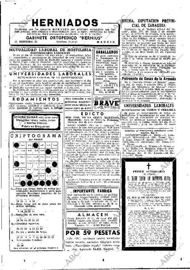 ABC MADRID 10-10-1956 página 63