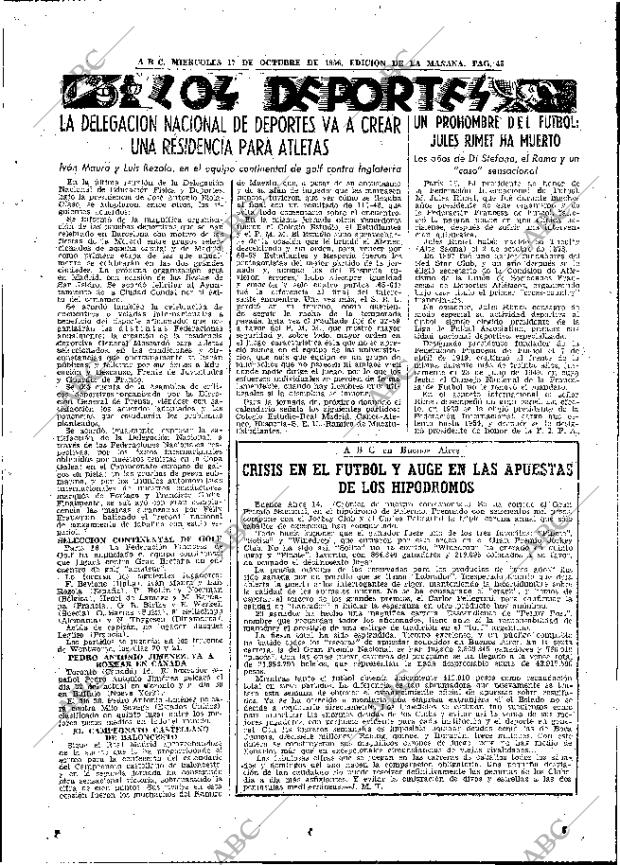 ABC MADRID 17-10-1956 página 41