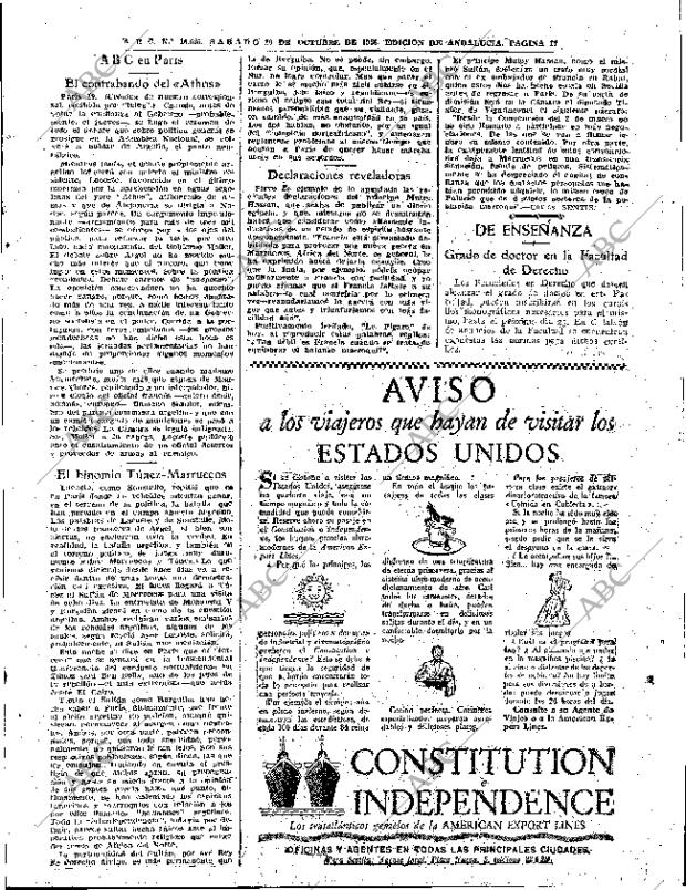 ABC SEVILLA 20-10-1956 página 17